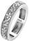 Fidget Ring 925 Sterling Silber Filigran Spinner Ring für Frauen Anti Stress Relief Angst Ringe Schmuck Geschenke für Frauen Mädchen, Sterling Silber (#17.25)