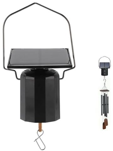 Changor Motore Girandola Solare, Piccolo Motore Eolico a Energia Solare, Impermeabile IP2, Facile Installazione, Portatile, capacità 4 Libbre, per Giardino Balcone Decorazione Esterna