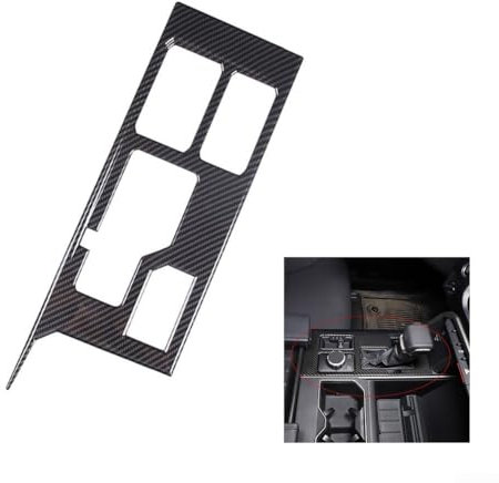 Ajustement parfait pour Tundra SEQUOI 2022 2023, garniture de panneau de boîte de vitesses noir mat