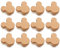 Auped 12PS Mickey Geformte Hölzerne Knöpfe, Schubladenschubladen, Natürliche Schrank Pull Griffe für Boho Möbel, Brustgriffe, Küchenschrank