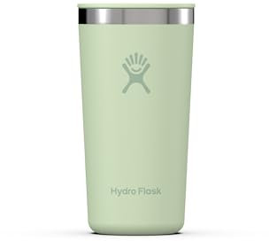 HYDRO FLASK - All Around Tumbler 355 ml (12 oz) with Closable Spill Proof Press-In Lid - Stainless Steel Double Wall Vacuum Insulated - Aloe