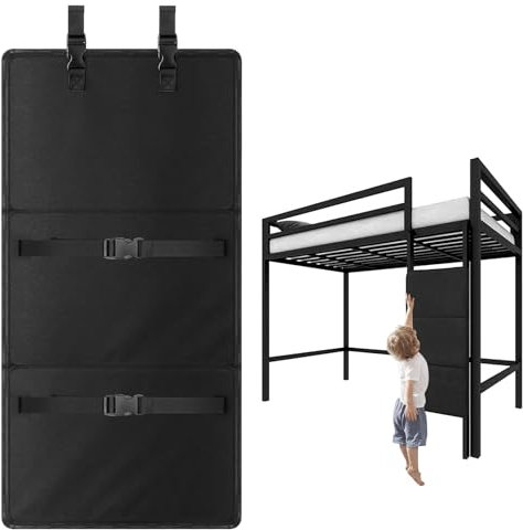 SUNOYA Etagenbett Leiter Abdeckung, Etagenbettleiter, Leiterschutz, Verstellbar mit Sicheren Schnallen, Verhindern DASS Kinder Auf Leitern Klettern, 78 * 37cm