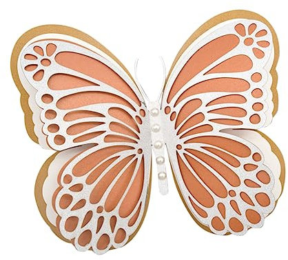 BESTonZON Sticker mural 3d autocollants muraux 3d autocollant pour ordinateur portable autocollant de mariage décoration murale Papier perlé Rose Gold