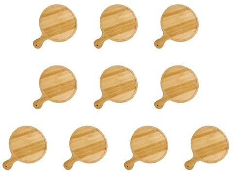 para Servir Pizza de 10 Piezas, para Pizza, para Pizza, Bandeja Redonda para Restaurante, Estilo Japonés
