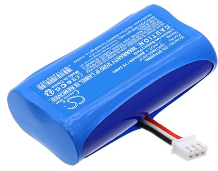 TCTK Akku 2600mAh Kompatibel mit [VeriFone] T650p Ersetzt 1P