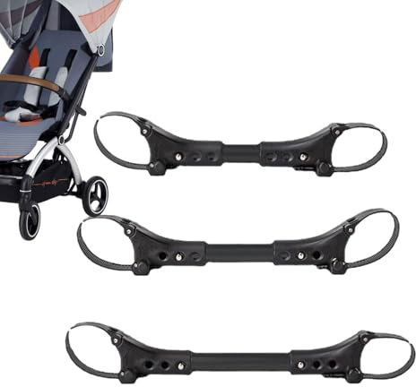 Conector Para Cochecito Gemelo | Conector Desmontable Para Carro Doble Adaptador Ligero Para Cochecito Doble,Adecuado Para Cochecitos Paraguas Convierte Dos Cochecitos Individuales En Un Cochecito