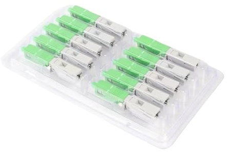 10 PCS Optischer Anschluss Single-Mode-Glasfaserkabel Schnellanschluss SC A Flacher Glasfaseranschluss Eingebettete Glasfaser