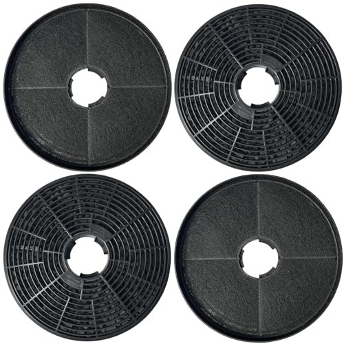 Beaufan Lot de 4 filtres à charbon actif CBCF002 Compatibles avec CIARRA CBCS6201, CBCB6201, CBCB6736C, CBCS6906D, CBCB6906D, CBCS9201, CBCB9201
