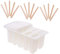 Alipis Paleta de DIY Helados Madera Transparente Helados y Diversión Familiar