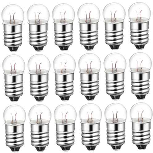 CLISPEED 50pcs Led Light Bulbs for Electrical Experiments Screw Base for School Projects and DIY