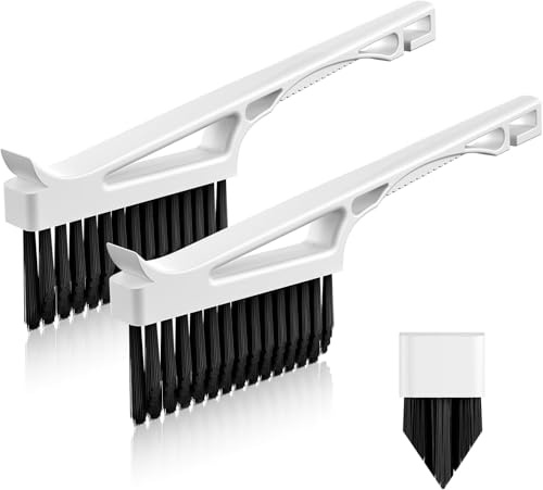 Cleangor 2 Pack White V Shape Tile Grout Cleaning Brush