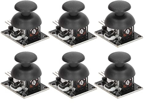 Yctze Joystick-Sensormodul-Set – 6-teiliger Gamecontroller mit X-Y-Doppelachsensteuerung für Einfache Integration und Flexible Anwendungen