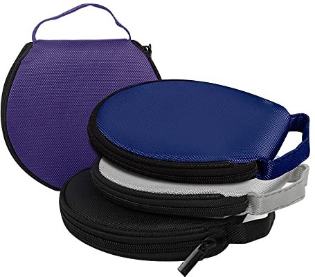 Newniu(R) Disc CD DVD Bag Case Holder Wallet Storage (20 CDs / Purple / Polyester)