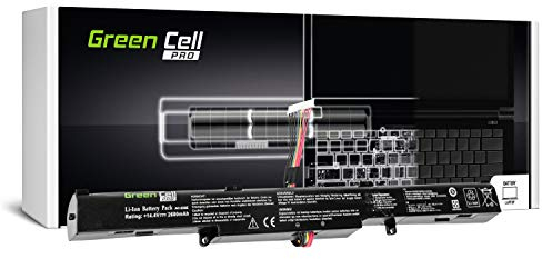 Green Cell® – A41-X550E – Batterie pour Ordinateur Portable ASUS – Modèles X550D, X550DP, R510D, R510DP, F550D, F550DP, F750L, F750LB, X750J, X750JB, X750JN, X750L, X750LB, X750LN Pro - 2600 mAh Noir