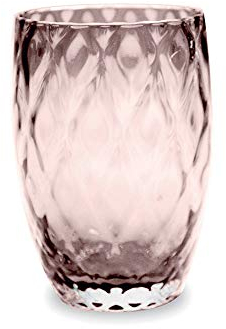 Set 6 Zafferano Losanghe Tumbler verre à eau améthyste