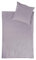 jilda-tex Bio-Bettwäsche Stone-Washed Renforce Lissabon 100% Bio-Baumwolle Knitterlook Stehsaum Bügelfrei Uni Leinen-Optik Bügelfrei GOTS Made in Green (Lavendel, 200 x 200 cm)