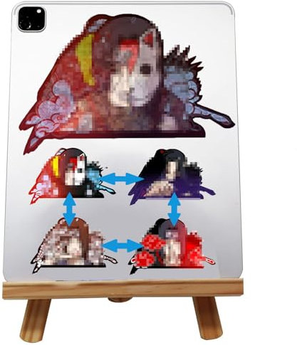 3D-Anime-Aufkleber, wasserdicht, Auto-Aufkleber, japanischer Manga-Bewegungsaufkleber für Automobil-Computer, Laptop, Skateboard, Wanddekoration, coole Aufkleber, Kinder, Anime-Geschenke