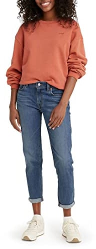 Levi's Damen Mid Rise Boyfriend Jeans, Lapis Gem, Mittel, 25W 30L