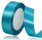 Türkis Satinband 25mm x 22Meters Schleifenband Pfauenblau Geschenkband Dekoband Stoffband für Geschenk, Basteln, Nähprojekte, Haarschleifen, Brautstrauß, Hochzeits Dekoration