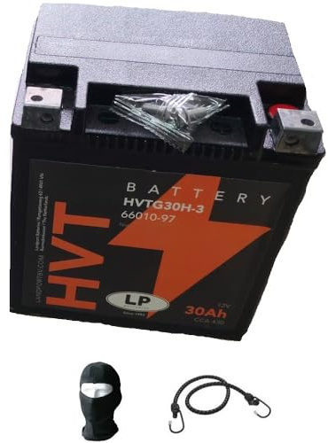 KOMPATIBEL MIT Harley Davidson FLHRI Road King F/I 1450 2001-2006 HDX30HL-BS NDS Batterie BEREITS BEREIT (VERSIEGELT UND GELADEN) 12V/30AH BATTERIEN FÜR MOTORRÄDER 166X130X175MM
