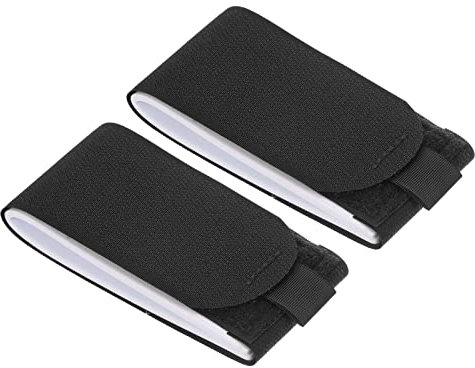 PATIKIL 47cmx5.5cm Ski Transporteur Sangle, Snowboard Botte Porter Sangle 2pcs Noir