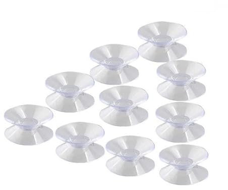 DHliIQQ 1Pcs Pvc Doppelseitige Saugnäpfe 20/30/35/50mm Klar Kunststoff Saugnäpfe Glas Schreibtisch Pads Tisch Liefert