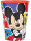 Bicchiere per bambini Topolino Marvel in plastica riutilizzabile 260 ml BPA Free