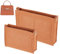 WADORN Handtaschen-Organizer-Einsatz Aus Filz In 2 Größen, Filz-Geldbörsen-Einsatz, Organizer, Tote-Shaper, Kulturbeutel-Einsatz Mit D-Ringen, Geldbörsen-Umwandlung, Mehrere Fächer, Braun