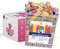 Ahoj-Brause Brause Bonbon Stangen Eimer 100 Stück, 2,3kg | + Mit stylishem SWEETS´N FOOD Packband verpackt