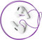 Podstring New Version of Anti-Lost Strap for Wireless in-Ear Earbuds, Airpod Lanyard - Purple (Compatible with Airpods Pro 1/2, Sony, Beats, Samsung, Bose)