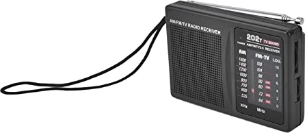 LOCADENCE UKW AM Radio, Tragbares Taschenradio mit Manuellem Sendersuchlauf und Externem Kopfhörerstecker für Draußen, Im Büro, Drinnen