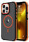 LLZ.COQUE Magnetic Case for iPhone 13 Pro, Compatible with Magsafe Translucent Matte Anti-Slip Phone Case, Military Grade Protection Rugged Shockproof Durable Cover for iPhone 13 Pro, Orange