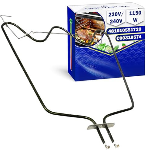 Resistenza Forno 220V/240V 1150W con Codice Originale C00319574 481010551720 per Indesit per Whirlpool per Hotpoint - Garanzia di 10 Anni - MONTERAL