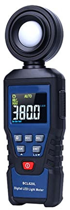 Belichtungsmesser Digital Photometer fotografischer Beleuchtungstest-Photometer Handheld LED Photometer Daten Retention Präzisionsphotometer Geeignet for Supermärkte, Strände, Farmen für die Gestaltun