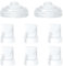 6 Pieces Duckbill Valves and 2 Pieces Silicone Membranes for Momcozy M5 Portable Breast Pump Replacement Parts Breastfeeding Accessories Spare Parts Breast Pump Accessories for M5 Breast Pump
