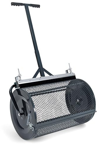 ARTEMIS Épandeur de compost UK de 61 cm - Robuste - Système d'espacement en maille unique - Fermetures latérales super solides