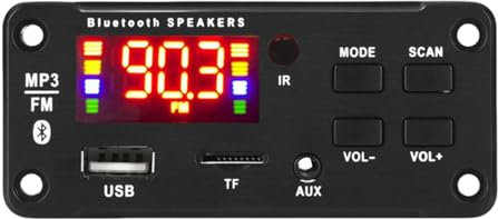 USB MP3 Decoding Board, MP3 Decoding Board mit Verstärker, Modul der Remote-Decoding-Karte, 12 V | Display zur Änderung des Controllers, Anzeige des Verstärkers 5.0 Empfänger für hohe Pa