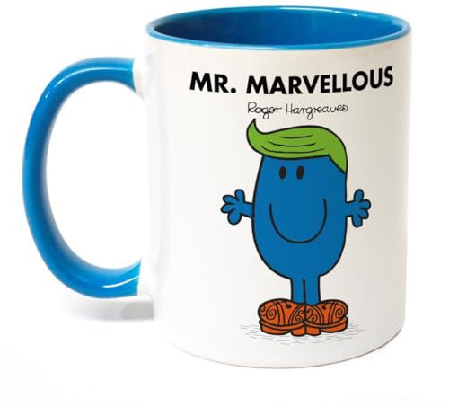Mr. Men Mr. Marvellous Large Porcelain Colour Handle Mug Little Miss