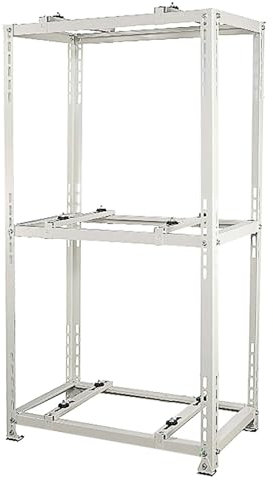 Support de Sol à 3 Niveaux pour Mini climatiseur Split, Support de condenseur en Acier galvanisé Anti-Vibrations (90 x 150 x 45 cm)