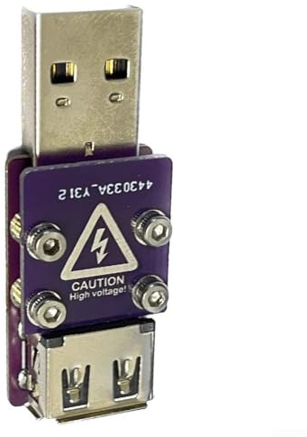 Tester di tensione USB V3 300 V analizzatore di impulsi Protezione da sovratensioni Interruttore strumento diagnostico ad alta tensione Boost Design ABS alloggiamento o unità nuda opzione per (senza