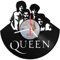 GRAVURZEILE Queen Design Wanduhr aus Vinyl Schallplatte im Upcycling Design - Wand-Deko Vintage-Uhr Dekoration Retro Made in Germany