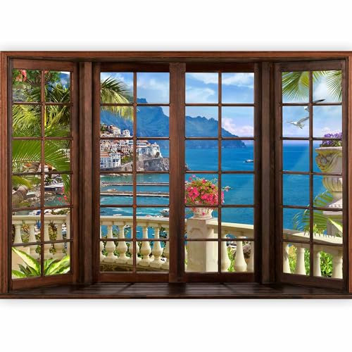 Fotomurale murando Carta da parati 400x280 cm TNT Murale alla moda Decorazione da Muro XXL Poster Gigante Design Carta per pareti Paesaggio Mare Natura c-C-0059-a-a