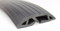 Large 38x16mm Black Floor Cable Wire Lead Tidy Cover Trunking Protector Bumper Ramp Strip (2 Metres)