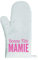 Gant de Cuisine manique Bonne fête Mamie Rouge