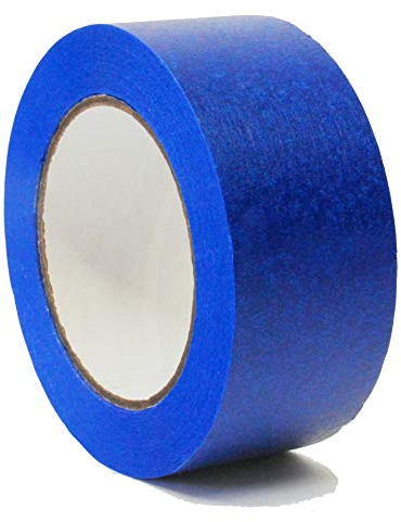 Lot de 4 rouleaux de ruban adhésif professionnel Bleu 50 mm x 50 m