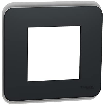 Schneider Electric NU400254 Unica Pro - plaque de finition - Anthracite - 1 poste