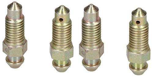 7x1mm Stahl Bremssattel Entlüftungsnippel Schraube Entlüftungsschraube 4 pc