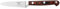 Rockingham Forge Essentials 8000 Series 3.5” Paring Knife with Classic Riveted Pakkawood Handles and Full Tang Construction, Stainless Steel Blades
