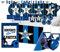 Kit N°72 Addobbi Compleanno F.C. Inter New + Festa in Carta