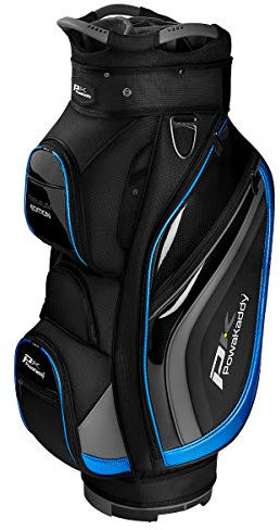 PowaKaddy Premium Edition Cart Bag - Black/Blue - One Size